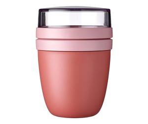 Lunchbox ELLIPSE 500 + 200 ml, mauve foncé, plastique, Mepal