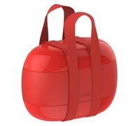 Lunchbox FOOD A PORTER, 2 conteneurs, rouge, Alessi