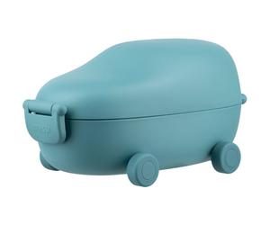 Lunchbox SNACKMOBILE, 2 compartiments, bleu, Alessi