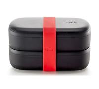 Lunchbox TO GO 2 x 500 ml, double, noir, Lékué