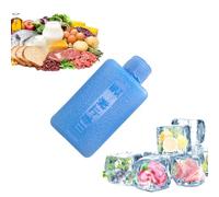 LunchIce Packs - Small 3,7 × 3,5 × 7,5 cm Réutilisable Ice Pack, Cooler Pack, Food Grade PE Freezer Pack for LunchBags, Boxes, Picnic Cooler, Insulated Tote, School LunchContainer, Portable Cold Pack