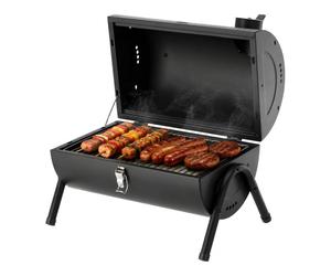 LUND Mini Gril à Charbon Portable Noir, 42 x 28 x 35 cm BBQ
