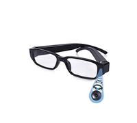 Lunette de Vue Caméra Espion HD 1080P Détection de Mouvement Appareil Photo Noir + SD 16Go