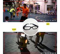 Lunette De Vue Caméra Espion Hd 1080p Détection De Mouvement Appareil Photo Noir + Sd 32go Yonis