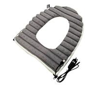 Lunette WC chauffante multifonction longue durée et confortable | Housse de siège de toilette souple pour salle de bain - Température réglable - Lavable - Velours doux - Installation facile