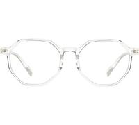 Lunettes anti-lumière bleue avec filtre - Unisexe - Transparentes - Chiffon de nettoyage - Protection contre la fatigue oculaire