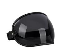 Lunettes de casque S'adapte à tous les demi-casques ouverts rétro vintage | Bouclier à bulles for moto, visière, lentille, lunettes de soleil, accessoires
