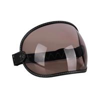 Lunettes de casque S'adapte à tous les demi-casques ouverts rétro vintage | Bouclier à bulles for moto, visière, lentille, lunettes de soleil, accessoires