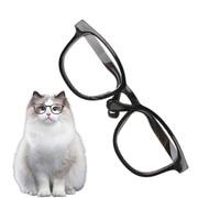 Lunettes de pour Chien et Chat pour Photo Lunettes de Chat pour Animaux de Compagnie, Protection UV Coupe-Vent pour Les Voyages en Plein air Cosplay Party Costume d'halloween PE