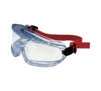 Lunettes de protect. à vision intégrale V-MAXX EN 166 monture bleue, verres transparents polycarbonate 10 pièces/UE HONEYWELL (Par 10)