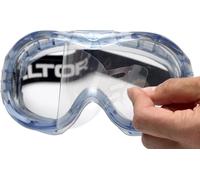 Lunettes de protection 3M Fahrenheit avec revêtement acétate/ardium AS/AF/UV, PC, claires, aération indirecte, serre-tête en caoutchouc, sac en microfibres inclus FheitTNW x1 morceau