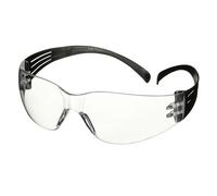 Lunettes de protection 3M SecureFit 100, branches noires, traitement anti-rayures/antibuée, écran incolore, SF101AF-BLK x100 morceau