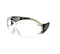 Lunettes de protection 3M SecureFit 400 Reader, branches noires/vertes, traitement anti-rayures/anti-buée, écran transparent avec +2,0 d'épaisseur, SF420AS/AF-EU, blister x6 morceau