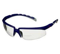 lunettes de protection 3M Solus bleu/gris, zone de lecture intégrée (+2,5) S2025AF-BLU, dioptries:+2,0