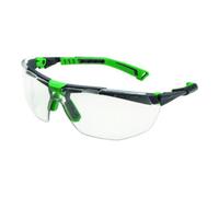 Lunettes de protection 5X1030000 EN 166, EN 170 FT KN branches gris foncé/vert, Quantité:1