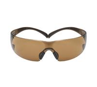Lunettes de protection 3M SecureFit 400, branches noires/brunes, traitement antibuée/antirayures Scotchgard (K&N), écran orange, SF406SGAF-BLA-EU x20 morceau