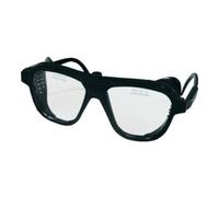 Lunettes de protection claires en verre composite anti-éclats, verre noir, taille 62x52mm EN166 Quantité:1