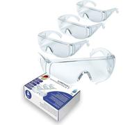 Lunettes de protection P1S1 résistantes aux rayures, avec protection UV et traitement anti-buée - transparentes - monture - lunettes de sport