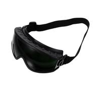 Lunettes de Protection pour Soudage, Écran Large Noir, Antibuée | Monture Noire en Polycarbonate, Sangle Réglable, Blocage Uv, Usage pour Brasage et Travaux