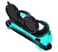 Lunettes de Protection pour Soudeurs Vertes Abs à Double Rabat Rondes