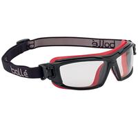 Lunettes de protection ULTIM8 BSSI Bolle - Clear/Red/Black