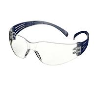 Lunettes de sécurité 3M™ SecureFit™ 100, monture bleue, antirayure, optiques incolores, SF101AS-BLU-EU, 20/boîte