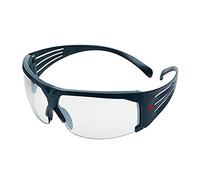 3M Lunettes de protection SecureFit 600 – branches grises, anti-rayures, écran miroité x20