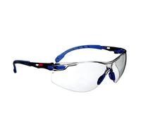 Lunettes de sécurité 3M Solus 1000, monture bleue/noire | revêtement antibuée/antirayure Scotchgard (K&N), optiques gris clair intérieur/extérieur, S1107SGAF-EU