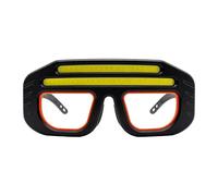 Lunettes de sécurité à éclairage intégré - Rechargeable, Lampe Frontale Réglable avec Détecteur de Mouvement - Lunettes de Sécurité Lumineuses | pour Travaux, Construction, Industrie, Menuiserie,