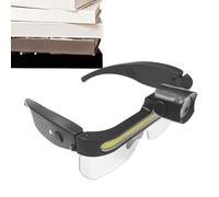Lunettes de sécurité avec lumières | 2 modes de protection, lunettes anti-buée, pour le travail, les hommes, les femmes, la construction, le laboratoire, la réparation automatique, les tâches