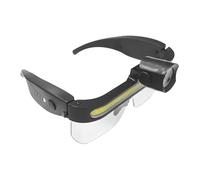 Lunettes De Sécurité Avec Lumières LED | 2 Modes Protection Oculaire Anti-Buée - Protecteurs Oculaires Anti-Buée,Pour Travailleurs Hommes Et Femmes Construction Lab Réparation Auto Tâches Sous Capot