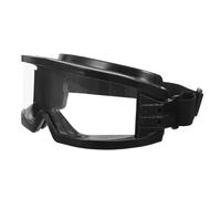 Lunettes de sécurité en PC noires anti-buée anti-feu | Isolation thermique face aux fortes chaleurs, usage en atelier bois et milieux industriels, protection oculaire contre les