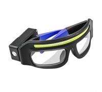 Lunettes de sécurité LED à détecteur de mouvement avec phare réglable à 90 degrés et luminosité de 800 lumens pour travaux de réparation de nuit