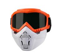 Lunettes de sécurité résistantes chocs et couverture complète du visage avec éponge respirante pour l ' activité, protection contre le, ceinture réglable