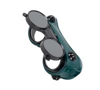 Lunettes de soudage - Double filtre d'ombrage, protection oculaire anti-reflets, protection plasma résistante aux chocs, monture rabattable en PVC léger | Lunettes de sécurité pour fabricants et