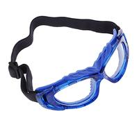 Lunettes de Sport, Lentille PC Antidéflagrantes, Résistantes aux Rayures, Lunettes de Basket-ball Légères, de Protection avec Bandeau Antidérapant Réglable pour la Course à Pied, le (BLUE)