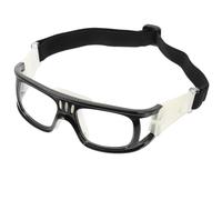 Lunettes D'entraînement de Basketball Anti-buée pour Hommes, Extérieur | Monture Noire PC Silicone, Légères et Portables, Usage Plein Air, Protection Sportive, Football