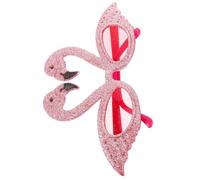Lunettes Flamant Rose en Plastique, Style Hawaïen pour Fête Costumée | Design Cartoon Original, Forme Unique et Amusante, pour Photo et Tenue de Fête, Attire le Regard