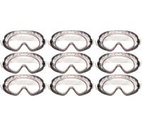 3M 2890S Lunettes-masque AS/AF/UV, PC, sans fentes d'aération (étanches aux gaz), articulations réglables x1 morceau
