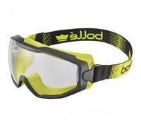 Lunettes-masque transparent / aéré Spectrum - bandeau jaune et noir BOLLÉ