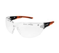Bollé Safety Lunette de protection NESS+ incolore anti-buée antirayures bi-matière orange/noir
