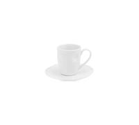 LUNIA Tasse à café expresso en porcelaine blanche 100 ml PORCELLANA BIANCA
