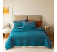 Lunoroey AC100127220240 Parure de lit Bleu Sarcelle 220x240cm