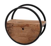 LUNY - Etagère murale ronde D 30 Noir