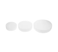 LuoAXINN Faux gâteaux en Mousse Faux gâteau de Mariage en Mousse Blanche, 3 pièces, factice, réutilisable, léger, Affichage Bricolage, Accessoire décoration, Outil d'entraînement Cuisson