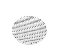 LuoAXINN Grille de Barbecue Filet de Barbecue Rond en Acier Inoxydable, Tapis Grillage, Filet à rôtir, Four Charbon, Filets Vapeur, Support, Fer, Outil Gril, Grille antiadhésive(22CM)
