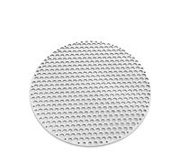 LuoAXINN Grille de Barbecue Filet de Barbecue Rond en Acier Inoxydable, Tapis Grillage, Filet à rôtir, Four Charbon, Filets Vapeur, Support, Fer, Outil Gril, Grille antiadhésive(30CM)