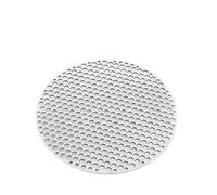 LuoAXINN Grille de Barbecue Filet de Barbecue Rond en Acier Inoxydable, Tapis Grillage, Filet à rôtir, Four Charbon, Filets Vapeur, Support, Fer, Outil Gril, Grille antiadhésive(26CM)