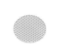 LuoAXINN Grille de Barbecue Filet de Barbecue Rond en Acier Inoxydable, Tapis Grillage, Filet à rôtir, Four Charbon, Filets Vapeur, Support, Fer, Outil Gril, Grille antiadhésive(20CM)
