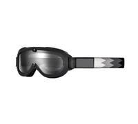 LuoAXINN Lunettes de casque Pièces de lunettes moto rétro noir blanc | Casques Vintage for hommes, lunettes, visière de Protection Uv